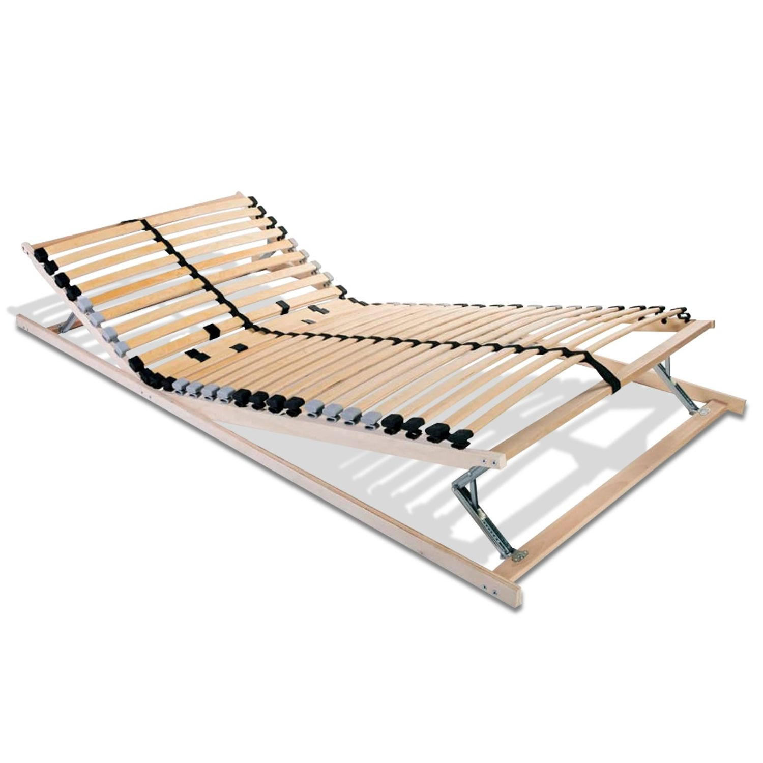 LATTENROST ERGO KF 80x200 cm mit Kopf- & Fußteilverstellung - Naturfarben, Holz (80/200cm) - Coemo