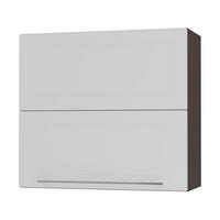 KÜCHENHÄNGESCHRANK Kvantum W8B/80 Weiß Matt / Lava Matt 80 / 32,5 / 72cm - Dunkelgrau/Weiß, Holz/Holzwerkstoff (80/72/32.5cm) - Feldmann-Wohnen