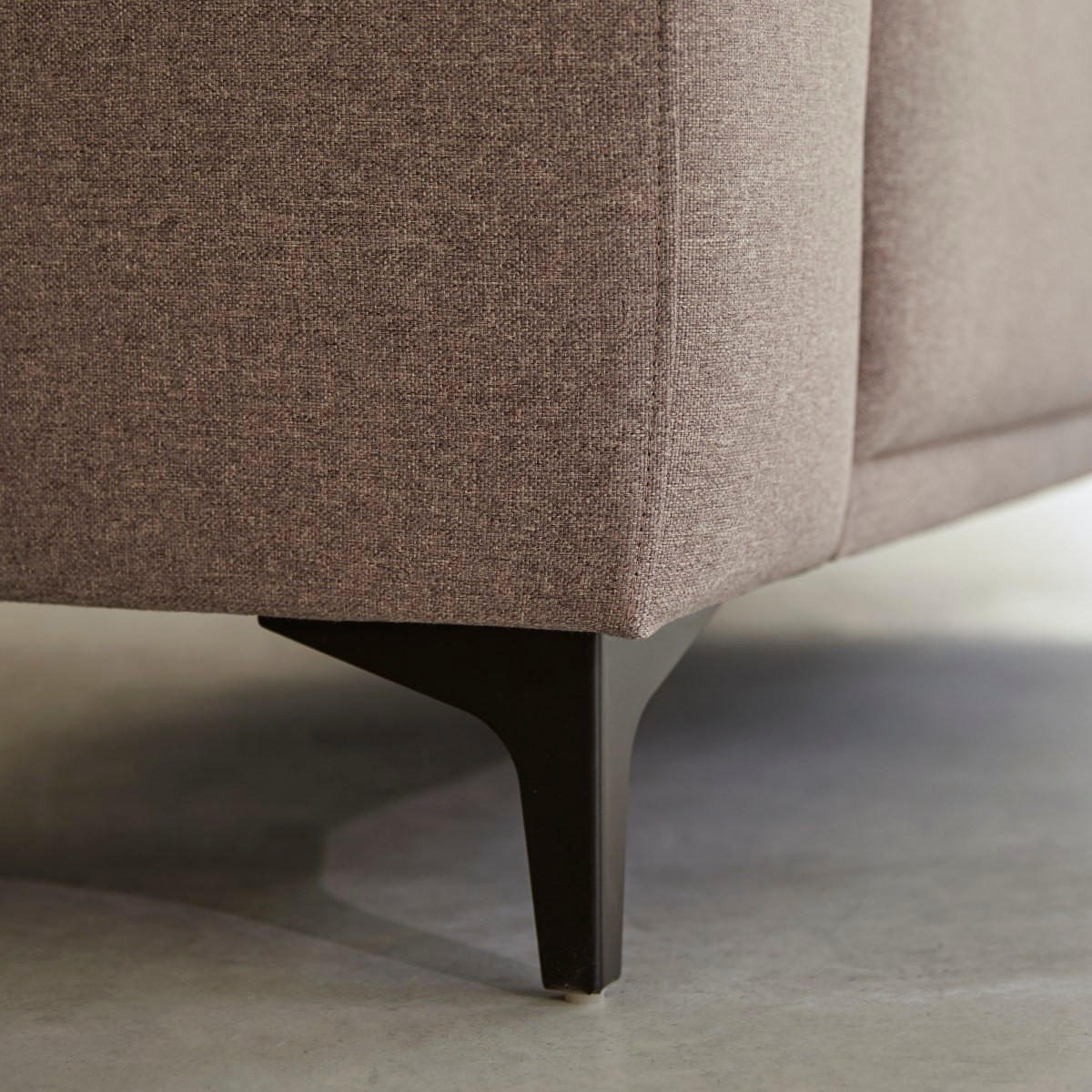 SOFA Lars Grau aus Stoff - Grau, Textil (194/80/90cm) - Tikamoon