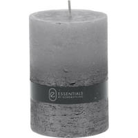 KERZE Dip Dye 7/7/10 cm - Grau, Paraffin (7/10/7cm) - Home Styling Collection