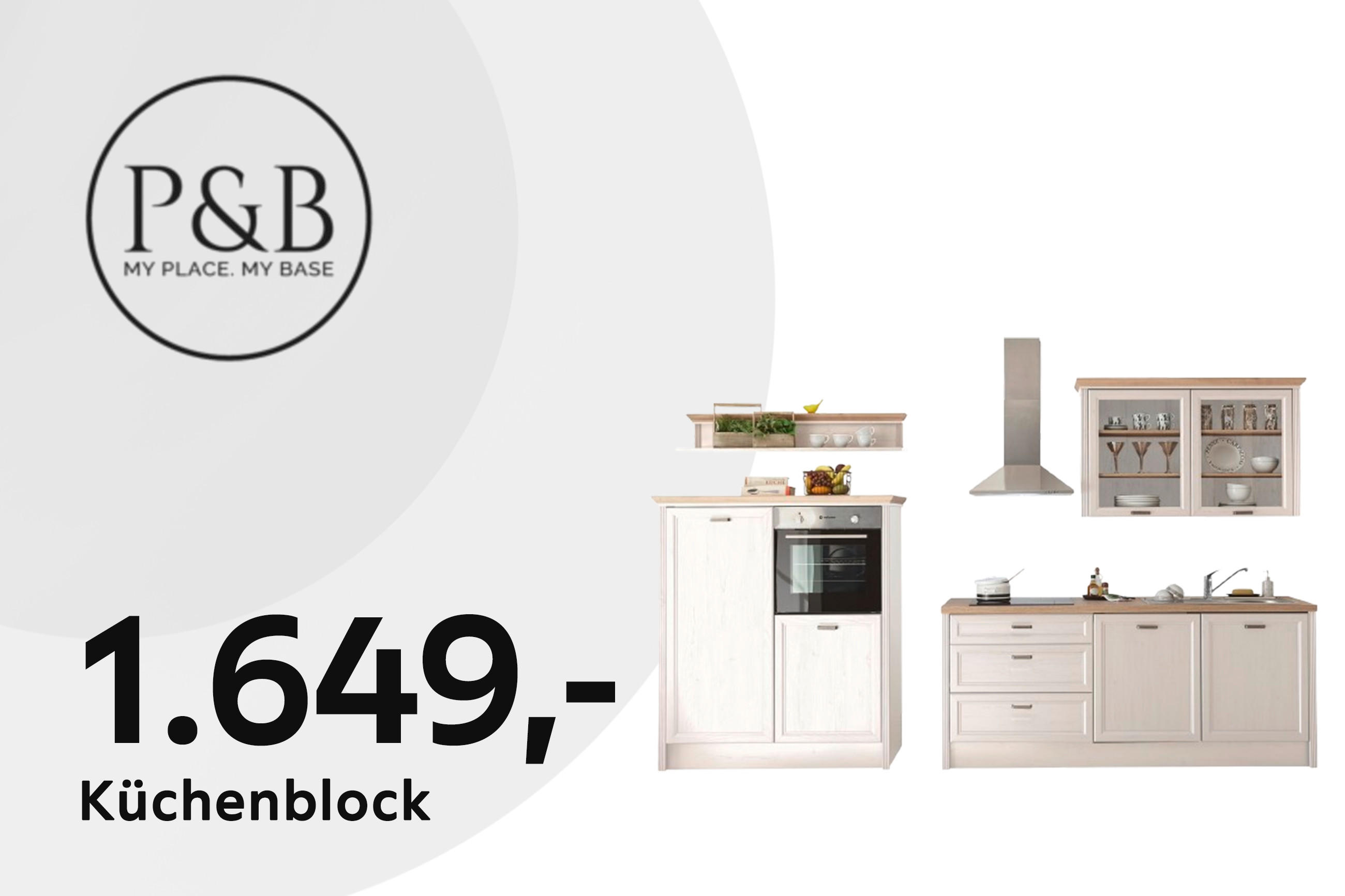 P&B Küchenblock 1.649,-; Produkt-Freisteller