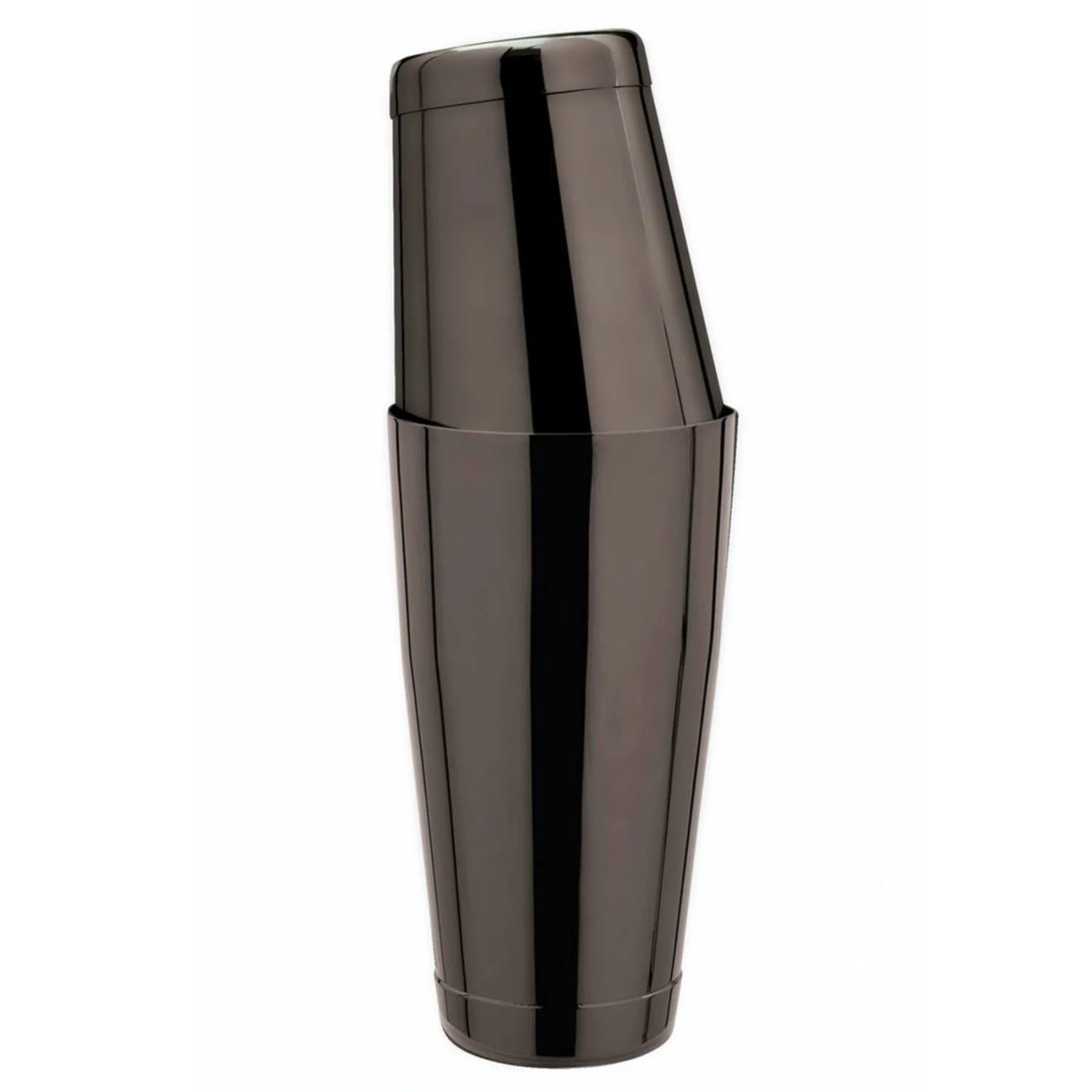 COCKTAILSHAKER Edelstahl, Gunmetal black, 28/18oz - Schwarz, Metall (9.5/25.7/9.5cm) - ich-zapfe