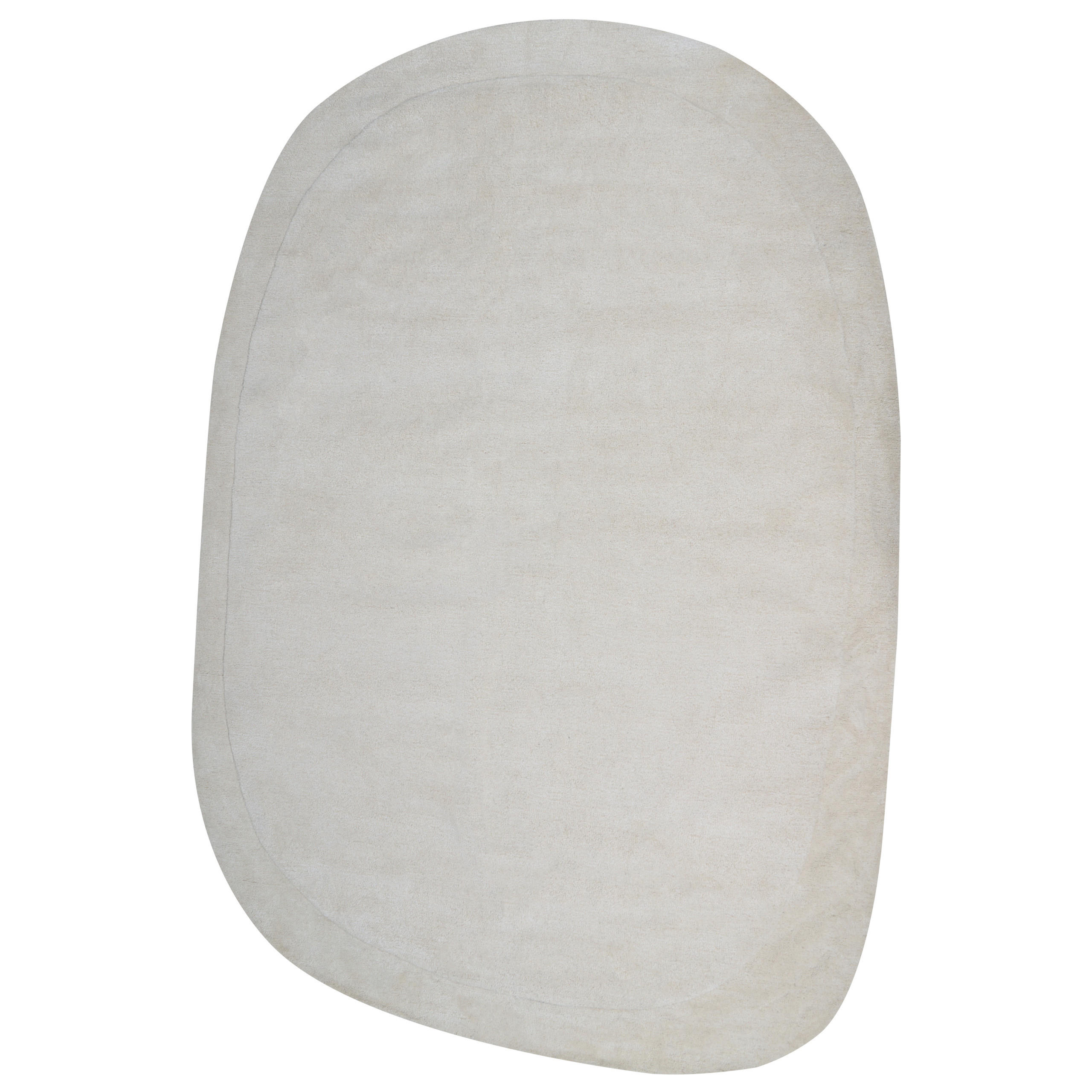 TEPPICH Cremeweiß 200/300 cm Viskose Mitha - Creme/Weiß, Textil (200/300cm) - Beliani