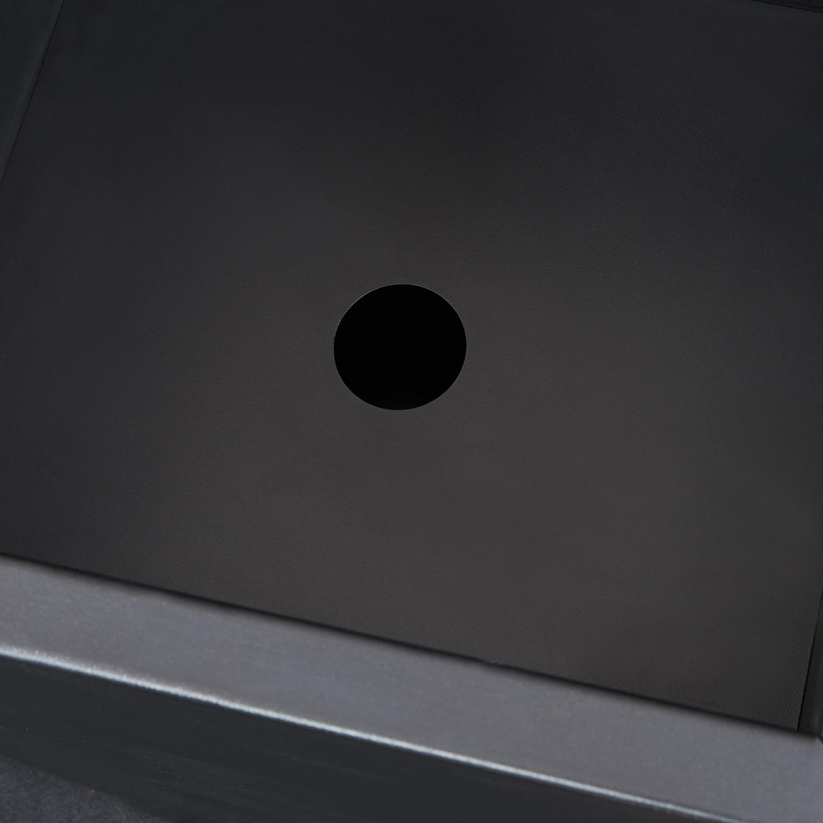 PFLANZKÜBEL Vaargel - Schwarz, Metall (38.5/76/38.5cm) - casa.pro