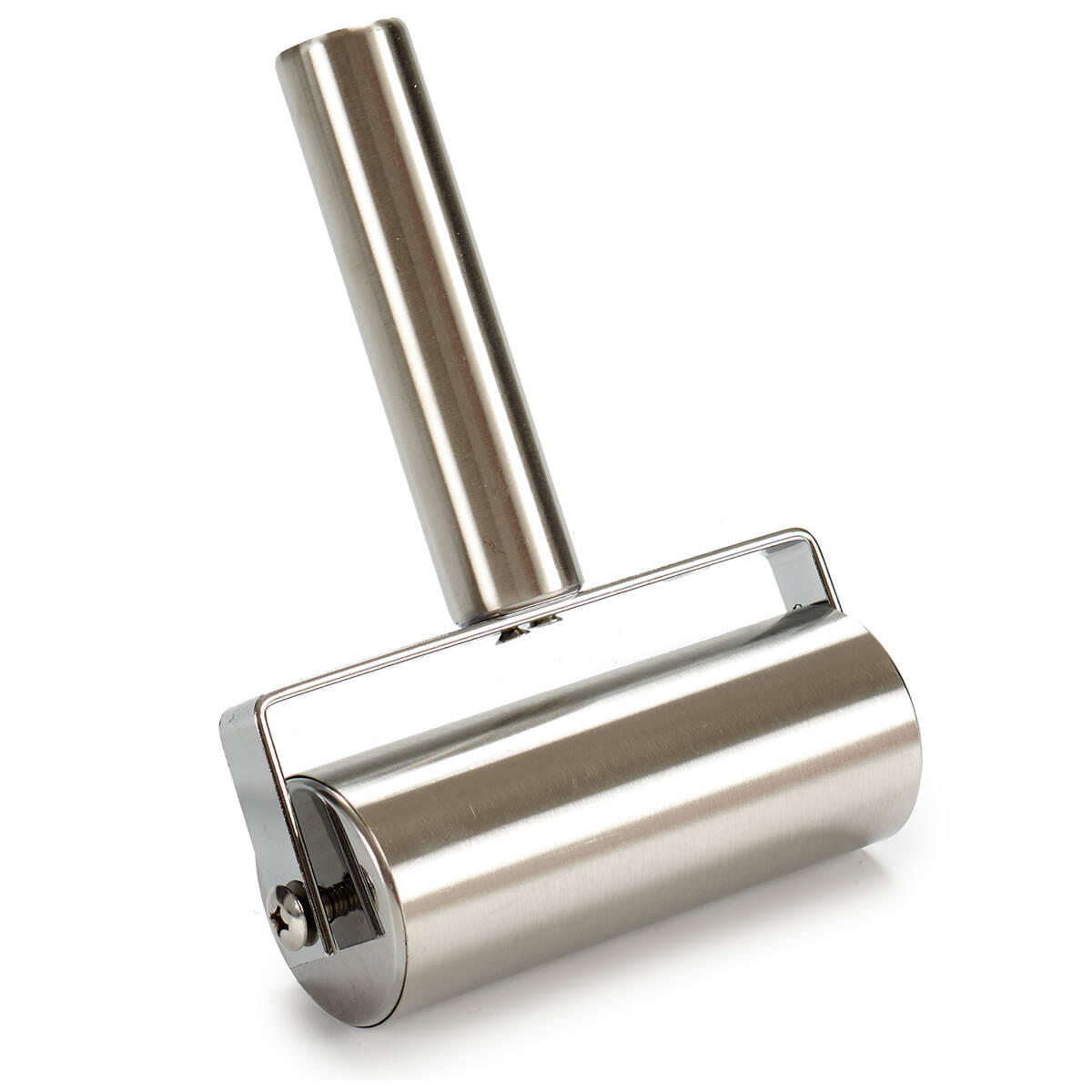 STAHLROLLE mit Griff - Silberfarben, Metall (17cm) - Kinvara
