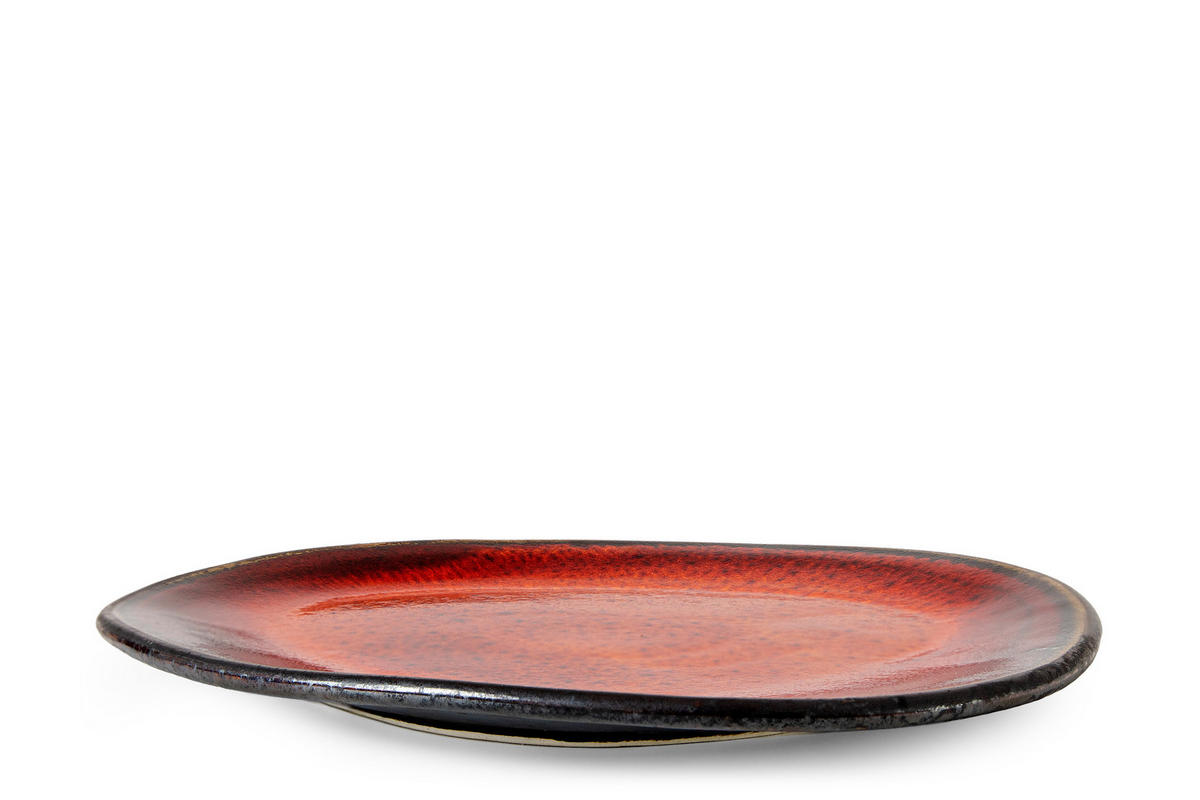 DESSERTTELLER PRIMA 6-tlg, Rot - Rot, Keramik (24/26/2cm) - KONSIMO®