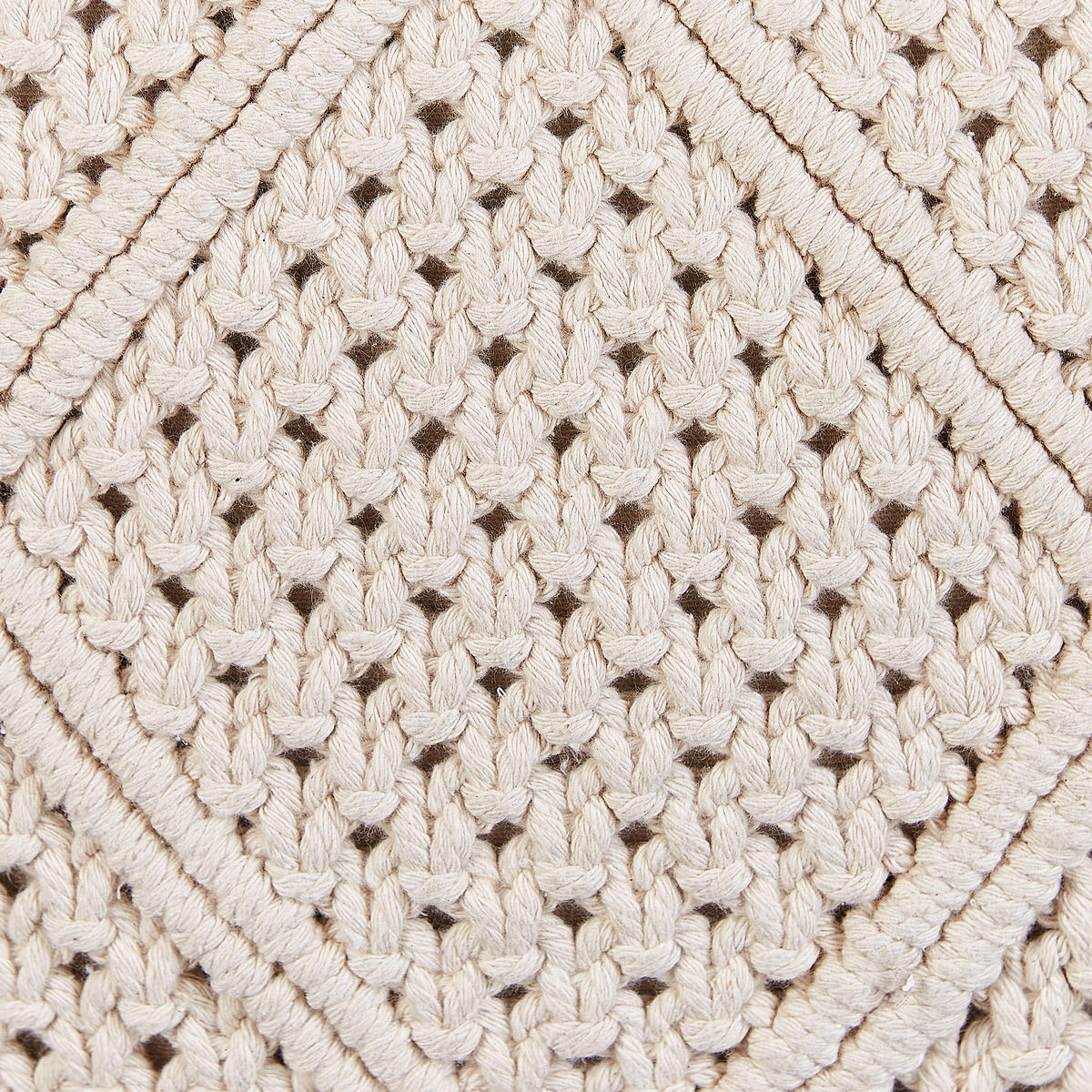 DEKOKISSEN 2er-Set Beige 45/45 cm Besham - Beige, Textil (45/45cm) - Beliani