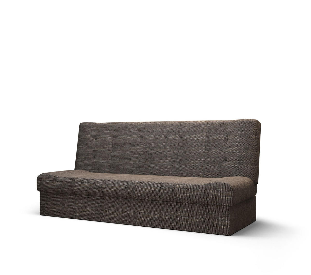 SOFA LAWA mit Schlaffunktion KORNET 02 mit Stauraum - Grau, Textil (192/93/80cm) - Bedante