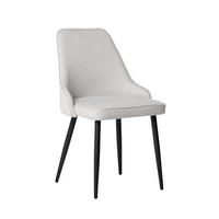 ESSZIMMERSTUHL Nika Grau 52 cm x 87 cm - Grau, Textil (52/87/58cm) - Klast Home