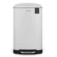 TRETMÜLLEIMER 30L - weiße Edition N°728 - Weiß, Metall (34/61.5/32.5cm) - Les Collectors
