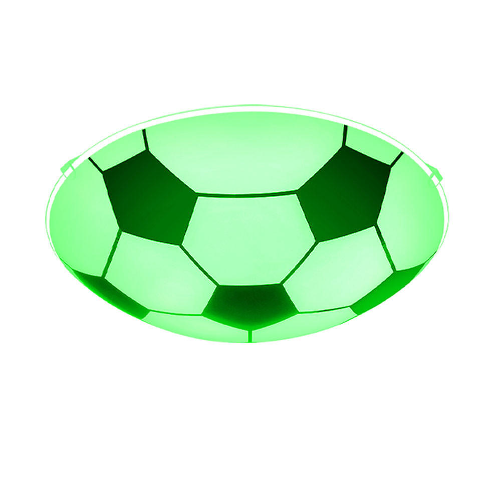 LED DECKENLEUCHTE Metall Glas Schwarz - Schwarz, Glas (30/30/8cm) - Globo Lighting