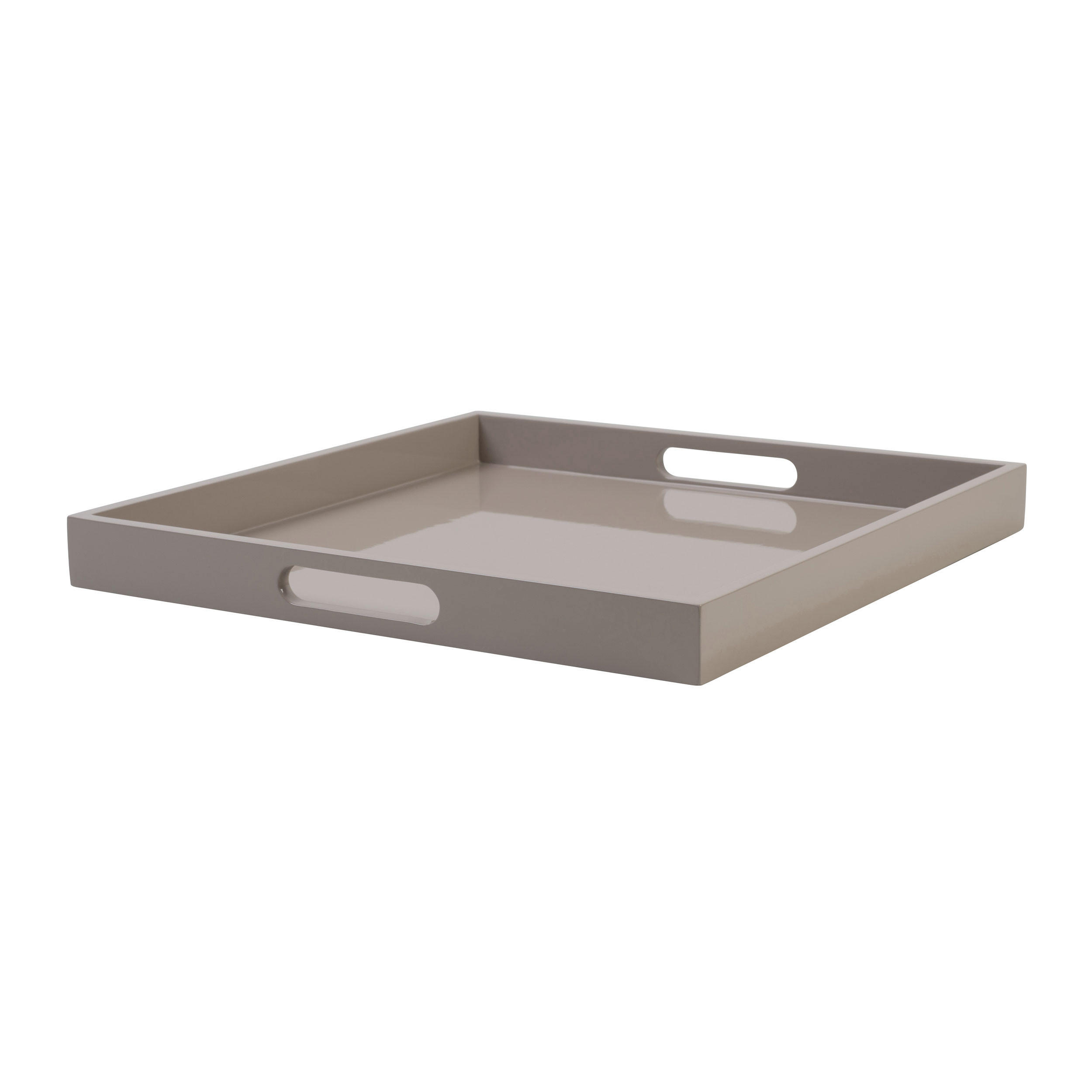 DEKOTABLETT Spa M, quadratisch, MDF, Sandstone, 40 x 40 cm - Beige, Holzwerkstoff (4cm) - Gift Company
