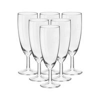 SEKTGLÄSER GEEICHT Royalty transparent 0,1 l 6er Set - Transparent, Glas (0.16L) - Van Well