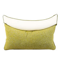 NACHTTISCHKISSEN Keilform Lesekissen gelb, 90cm - Gelb, Textil (60/90cm) - Vercart