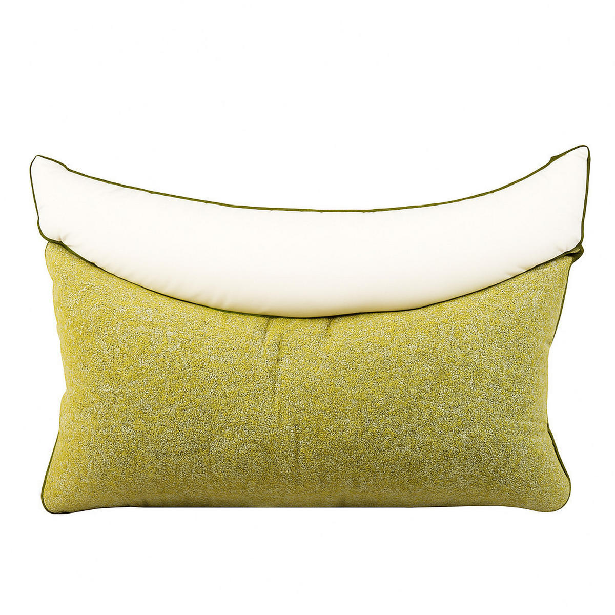 NACHTTISCHKISSEN Keilform Lesekissen gelb, 90cm - Gelb, Textil (60/90cm) - Vercart