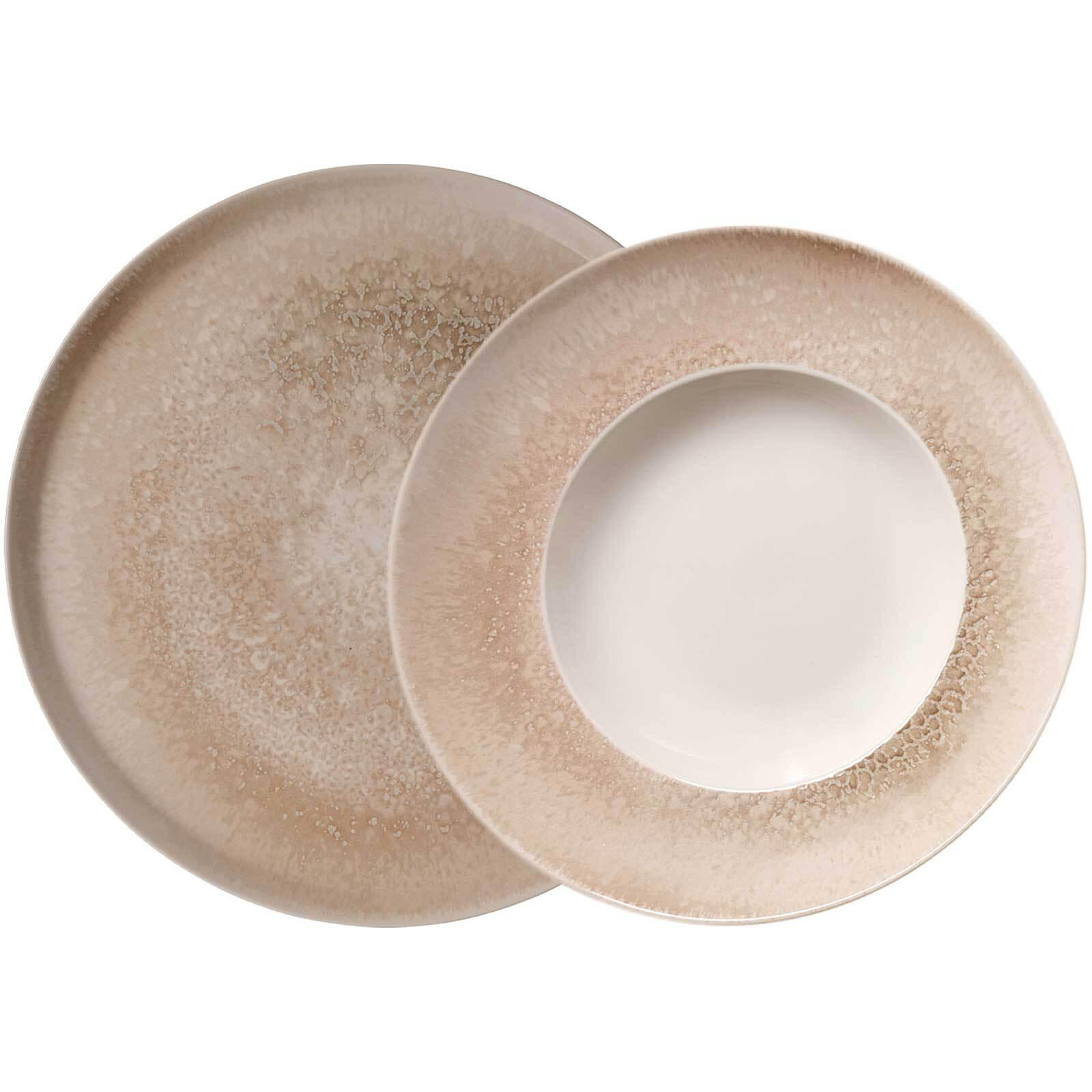 PIZZA- UND PASTA-SET Savora braun 8er Set - Braun, Keramik (1/1/1cm) - Ritzenhoff Breker