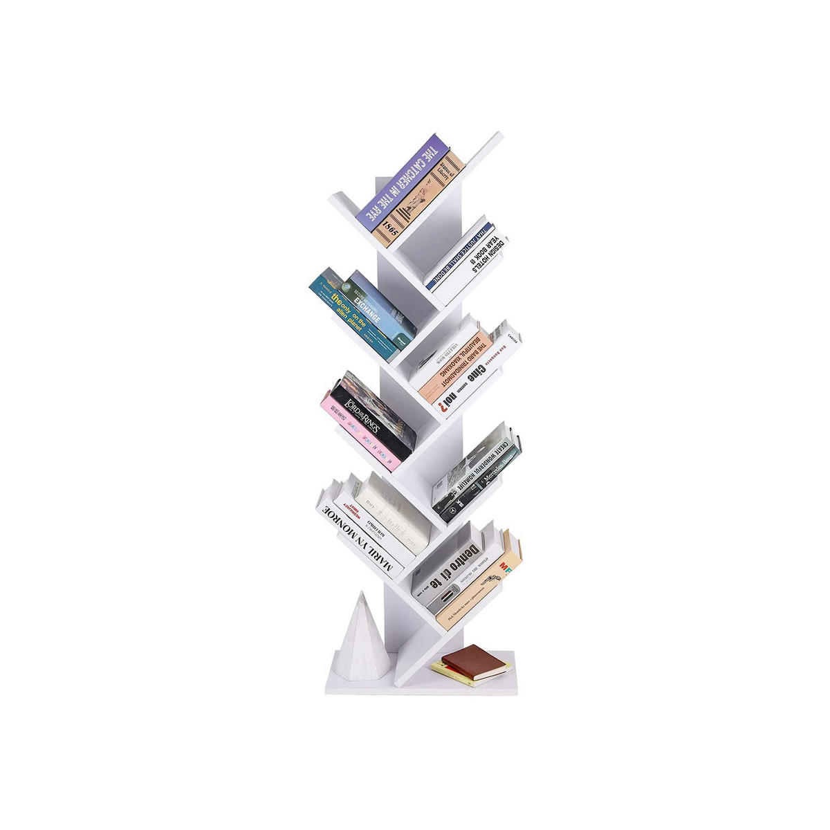 BÜCHERREGAL STANDREGAL - Weiß, Holzwerkstoff (141.5/25/50cm) - Hansiro