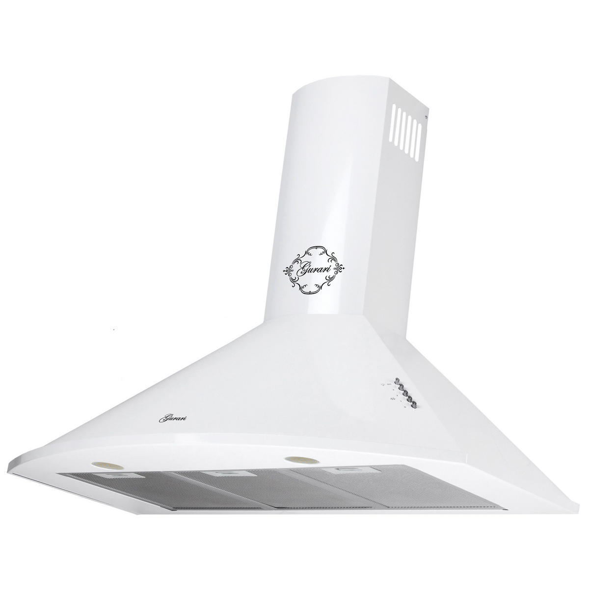 DUNSTABZUGSHAUBE GCH C 046 WH 9 N 90 cm Weiß - Weiß, Metall (90/117/50cm) - Gurari