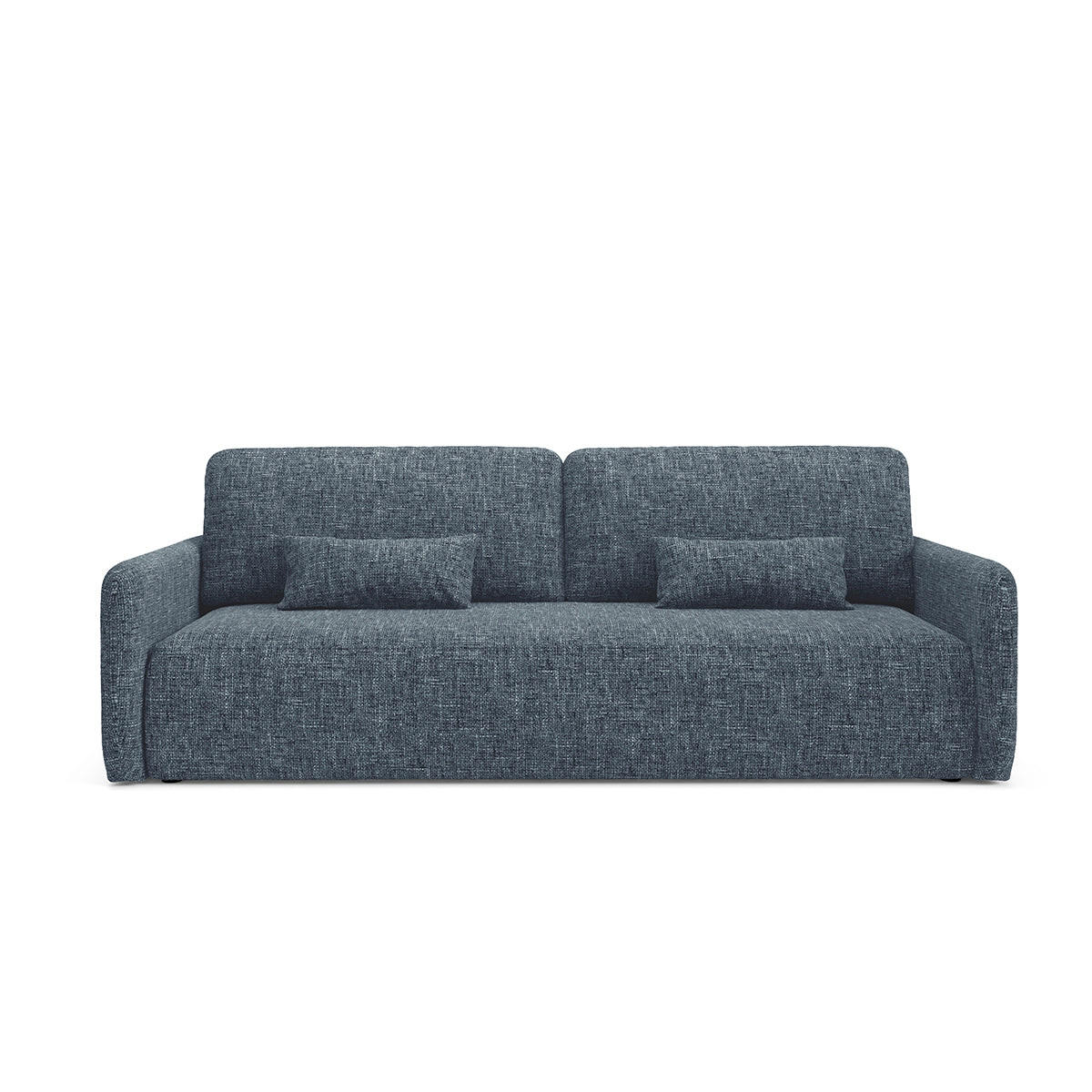 SOFA Lazare 3 Sitzplätze Blau - Blau, Holz (217/86/102cm) - Petits-meubles