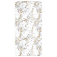 WC PŘEDLOŽKA Zlaté žilky - Mramor - Bílý 60x120 cm - bílá, textil/plast (60/1cm) - OnlyWow