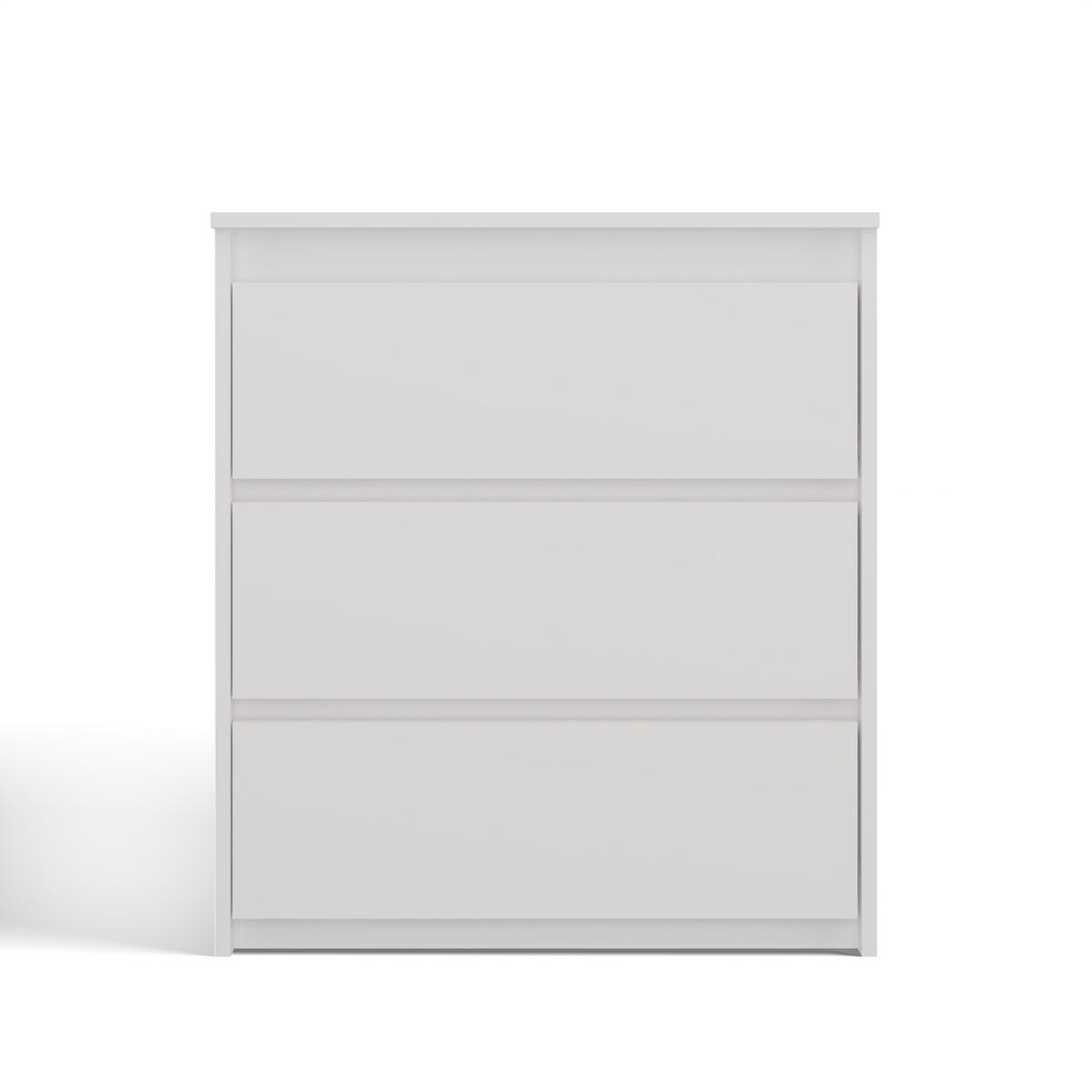 KOMMODE KARO K3 WEISS - Weiß, Holzwerkstoff (70/78/43cm) - CDF