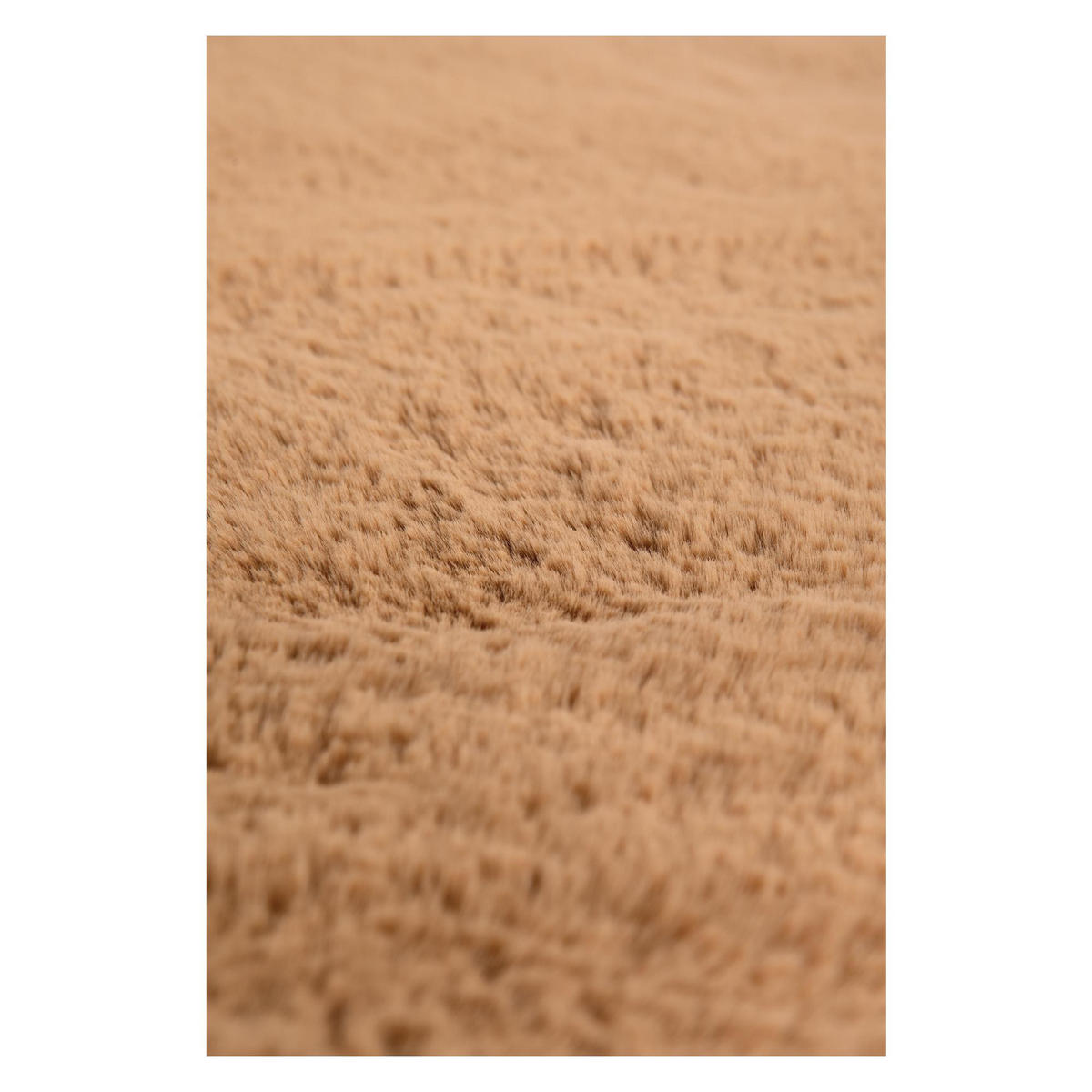 TEPPICH Eddy camelfarben durchmesser 160 cm - Hellbraun, Textil (160/160cm) - Vivaraise