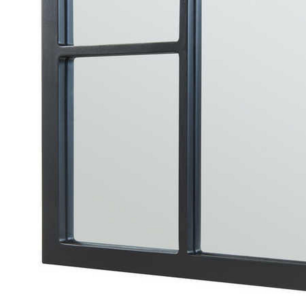 WANDSPIEGEL Enonkoski - Schwarz, Glas/Holzwerkstoff (60/2/90cm) - [en.casa]