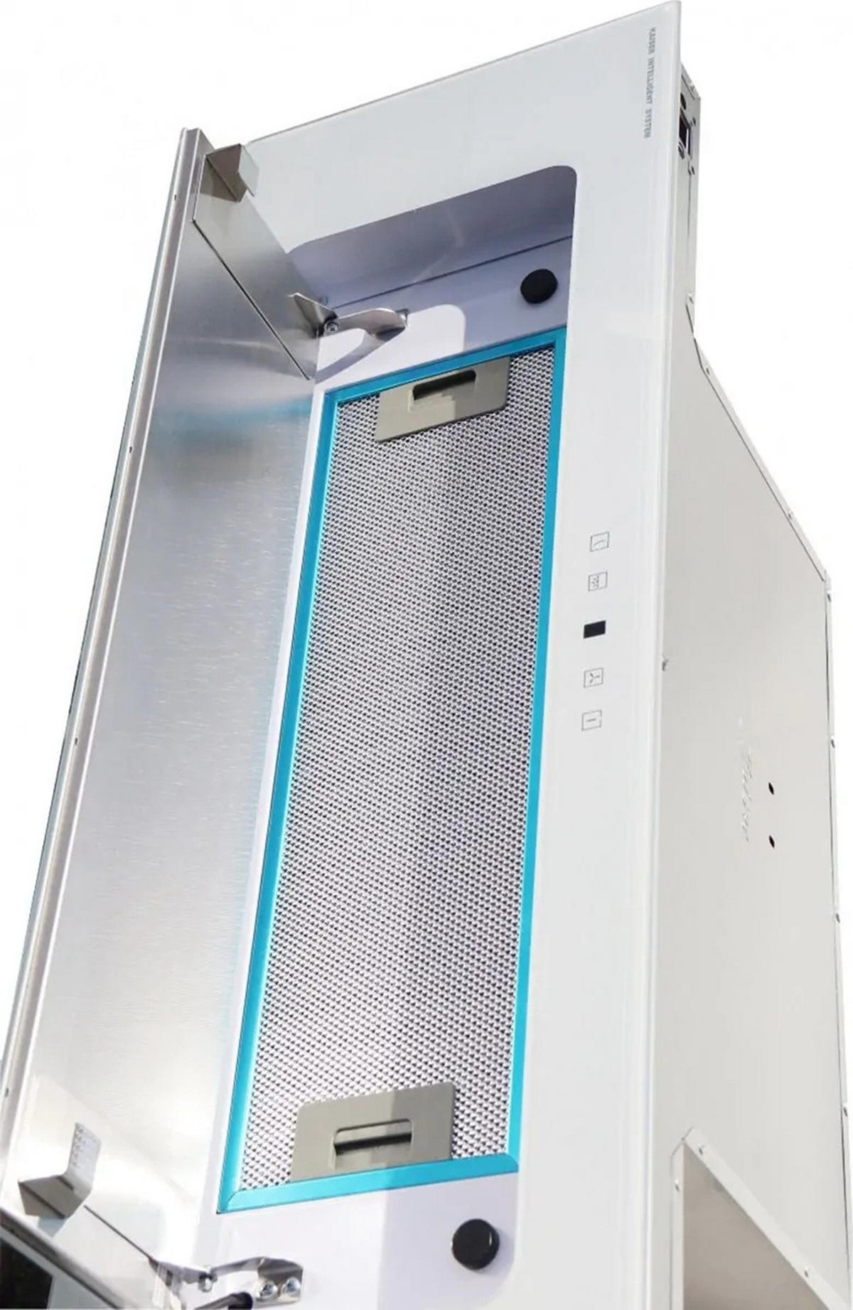 DECKENHAUBE EA 946 W Eco, Weißes Glas, 90 cm - Weiß, Glas (90/30.7/29.6cm) - Kaiser Küchengeräte