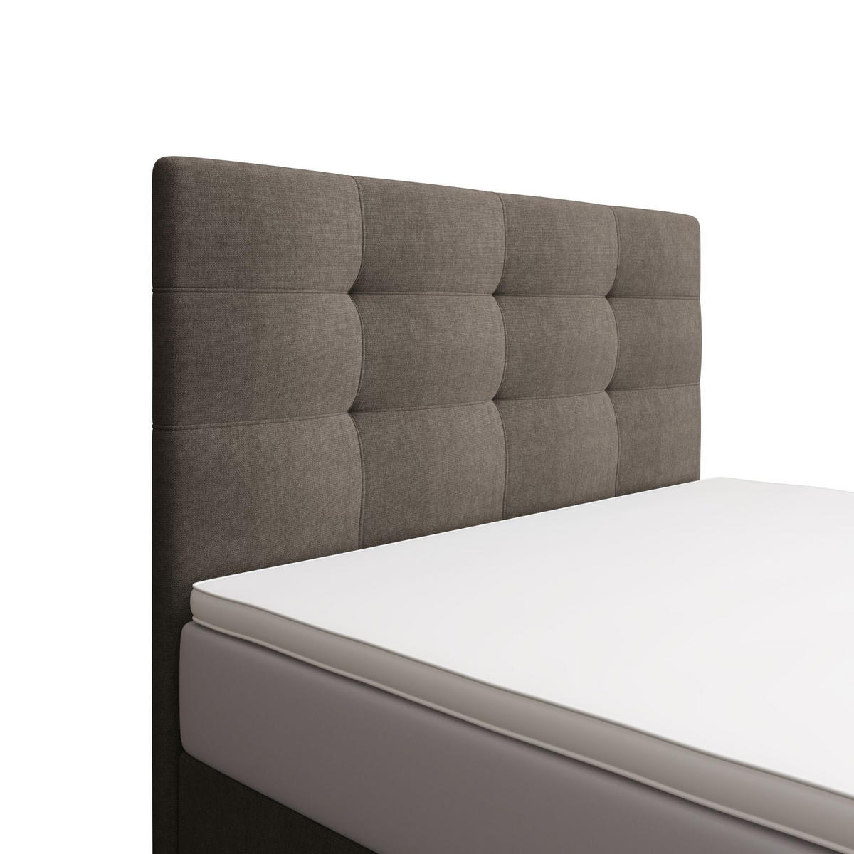 BOXBETT DUO 1 100x200 Cosmic 03, mit Matratze H3 und Topper, Braun - Braun, Holz/Kunststoff (100/200cm) - Bedante