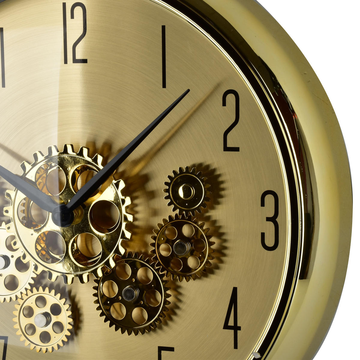 WANDUHR Ramsey gold 35/35/9 cm Kunststoff - Goldfarben, Kunststoff (35/35/35cm) - Mondex