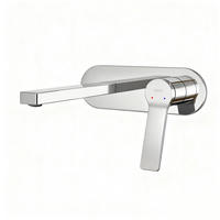 WASCHTISCHARMATUR mit Luftsprudler Messing verchromt - Chromfarben, Metall (21/7/28.8cm) - EMKE