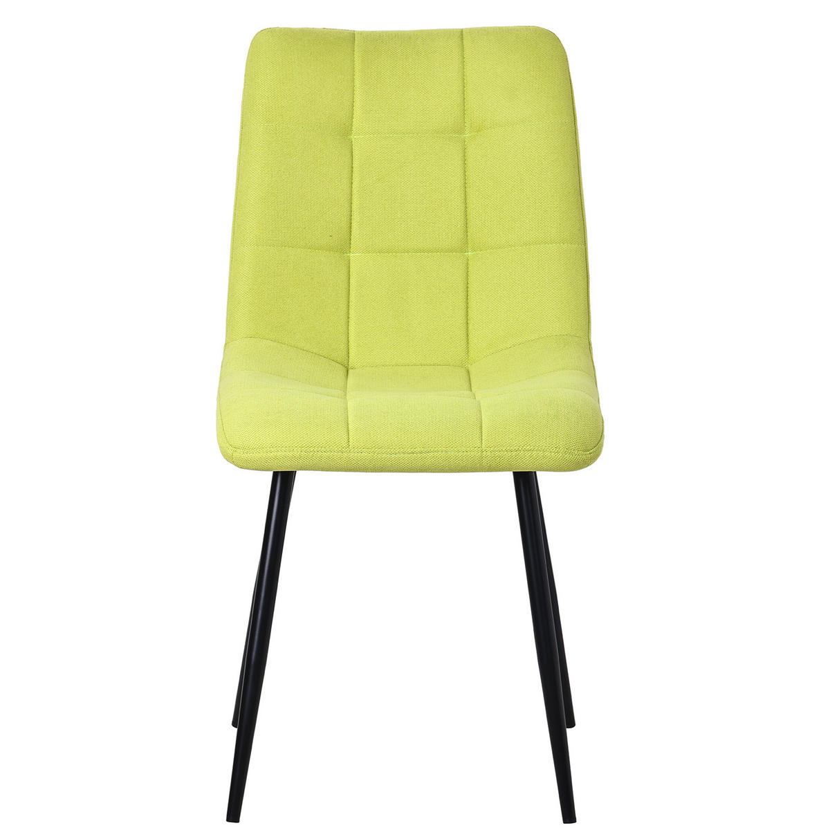 STUHL-SET 4 Stück Stoff-YZ6 - Grün, Textil (48/89/61cm) - HOMAVO