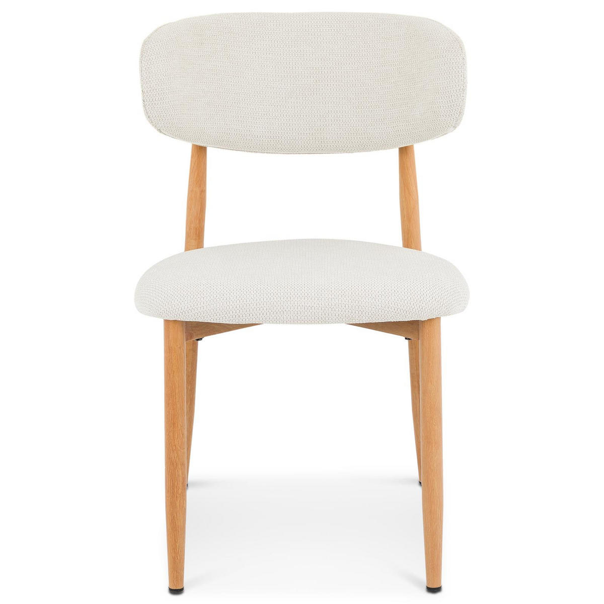 ESSZIMMERSTUHL ARIEL 2er-Set cremeweiß - Creme, Textil (49/79/48cm) - IDIMEX