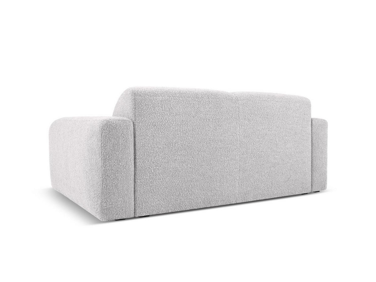 SOFA Molino aus Boucle hellgrau 2 Sitzplätze - Hellgrau, Textil (95/72/170cm) - Micadoni
