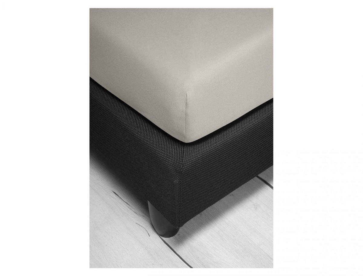 SPANNBETTTUCH VESUV 0012 - Braun, Textil (190/200cm) - Irisette
