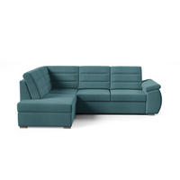 ECKSCHLAFSOFA - Ecksofa Gardenia - Türkis - Links - Türkis, Holzwerkstoff (264/190cm) - Möblo