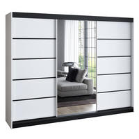 SCHWEBETÜRENSCHRANK 200 cm VILUNO 4 Farbe: Weiß - Weiß, Holzwerkstoff (200/215/59.5cm) - A&J MöbelLand