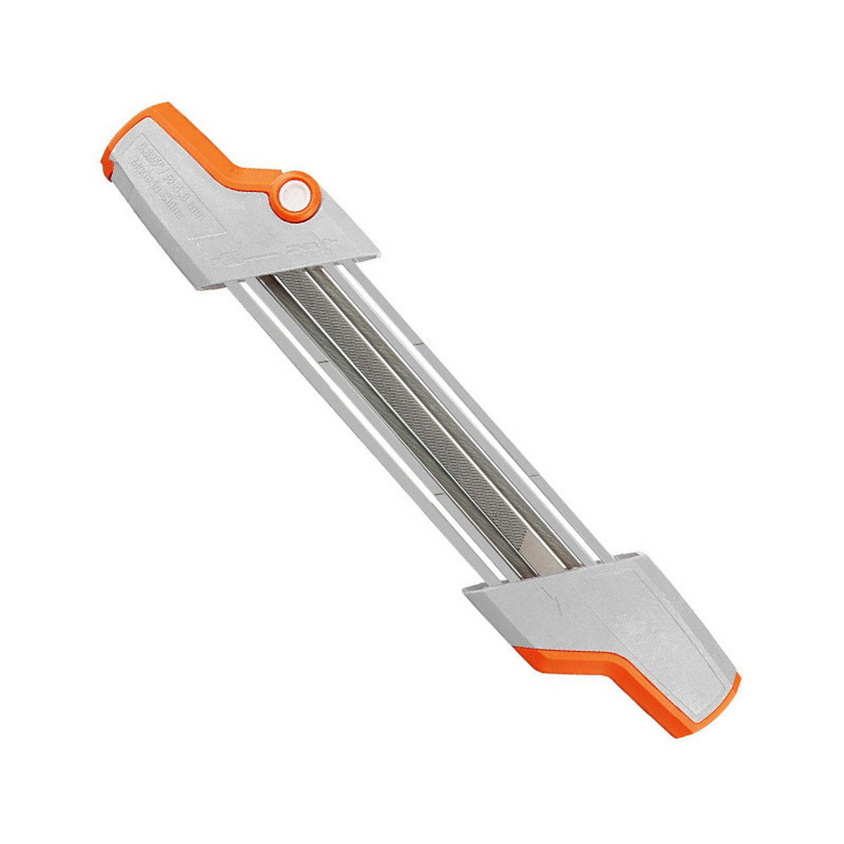FEILE – Geeignet für 3/8"-P-Sägeketten (4,8 mm Durchmesser) - Weiß, Metall (32/6.85/2.3cm) - DCA