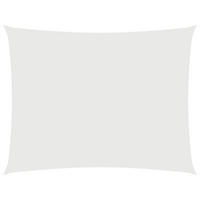 SONNENSEGEL Oxford-Gewebe Rechteckig 2x3 m Weiß - Weiß, Textil (300/200cm) - furnicato