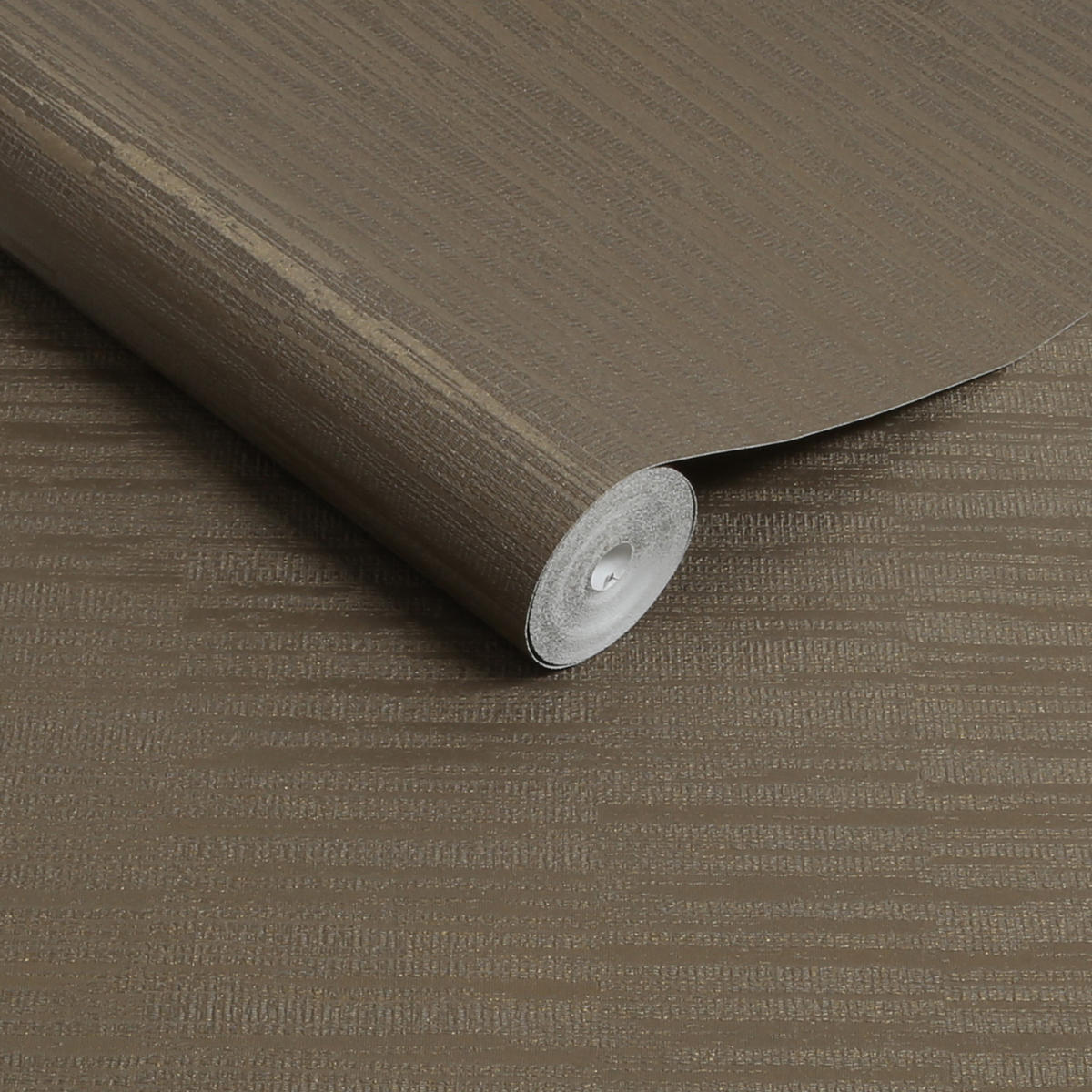 VLIESTAPETE Jacquard - Braun, Papier/Kunststoff (52/1000cm) - Sublime