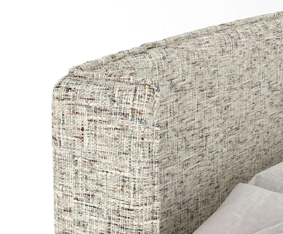 KONTINENTALBETT Ardis Beige 160/200 cm mit Matratze und Topper - Beige/Naturfarben, Holz/Holzwerkstoff (160/200cm) - Maison de Reve