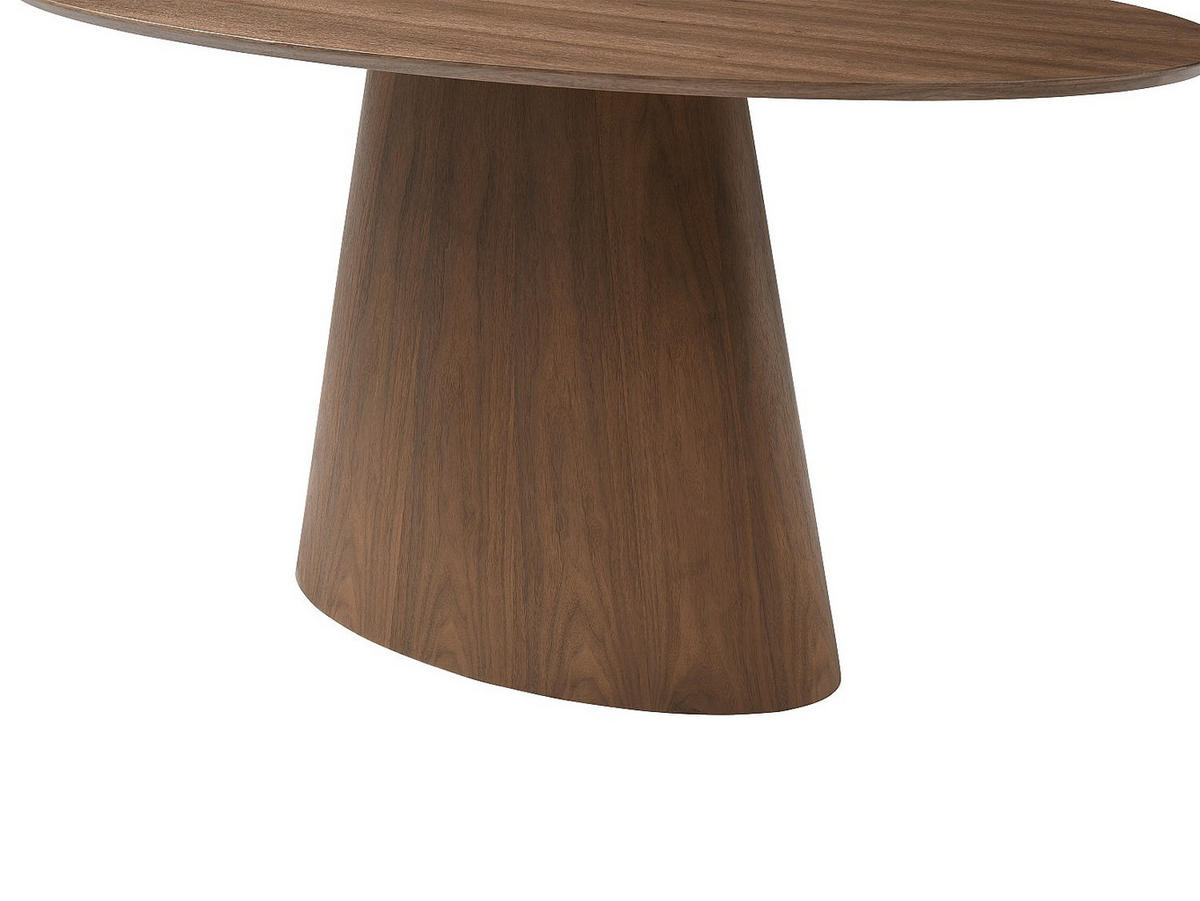 TISCH ohne Ausziehfunktion - 6 -Sitzer - MDF - naturfarben dunkel - ANTELADA - Braun, Holz (90/160/76.5cm) - Vente-Unique