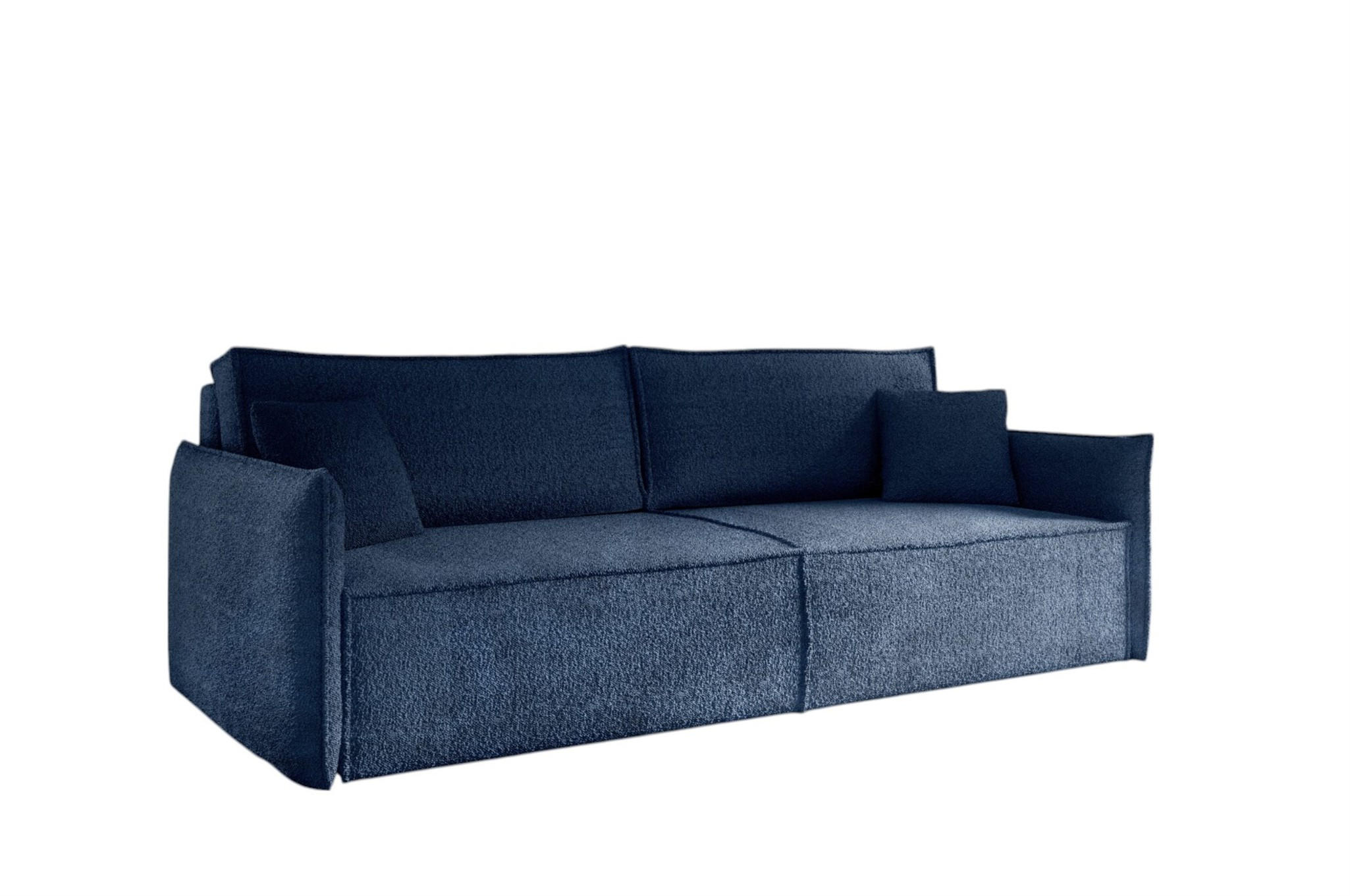 SCHLAFSOFA Lagos - Blau, Holzwerkstoff/Textil (221/70/105cm) - Fun Möbel