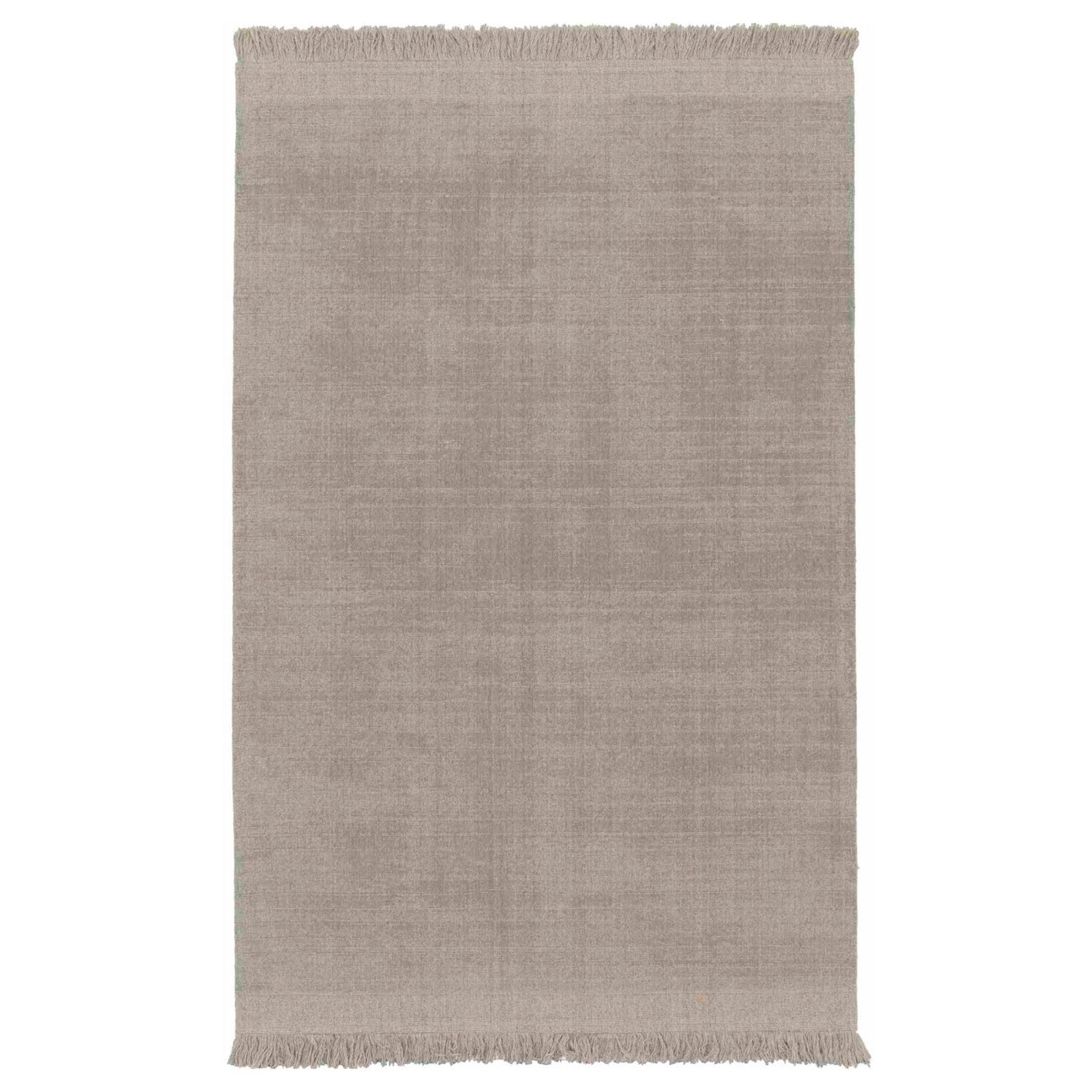 TEPPICH handgefertigt Wolle Baumwolle grau - Grau, Naturmaterialien (160/230cm) - AFK Living