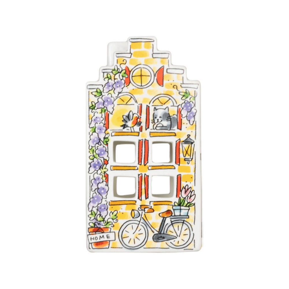 LICHTHAUS Home Sweet Home in Bunt - 14cm - Multicolor, Keramik (8.1/15/8.1cm) - Blond Amsterdam
