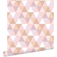 TAPETE Dreiecke 50 x 900 cm - Multicolor, Papier (50/0.1cm) - ESTAhome