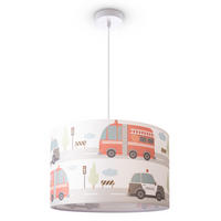 PENDELLEUCHTE Hugo Pd1 Cap 318 - Weiß, Metall (45.5/45.5/27cm) - Paco Home