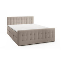 DOPPELBETT Yazo Royal 180x200 cm, Beige - Beige, Textil (180/200cm) - Fedve