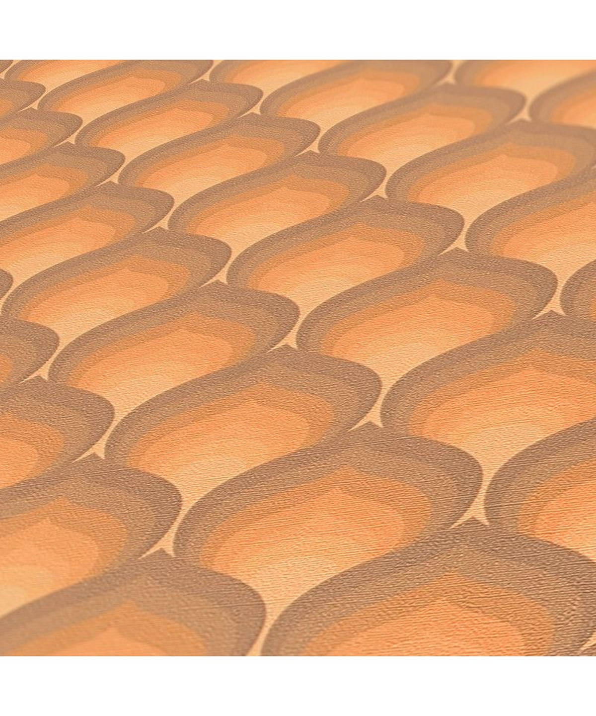 VLIESTAPETE Orange 53/850 cm - Orange, Textil (53/1cm) - KUNSTLOFT