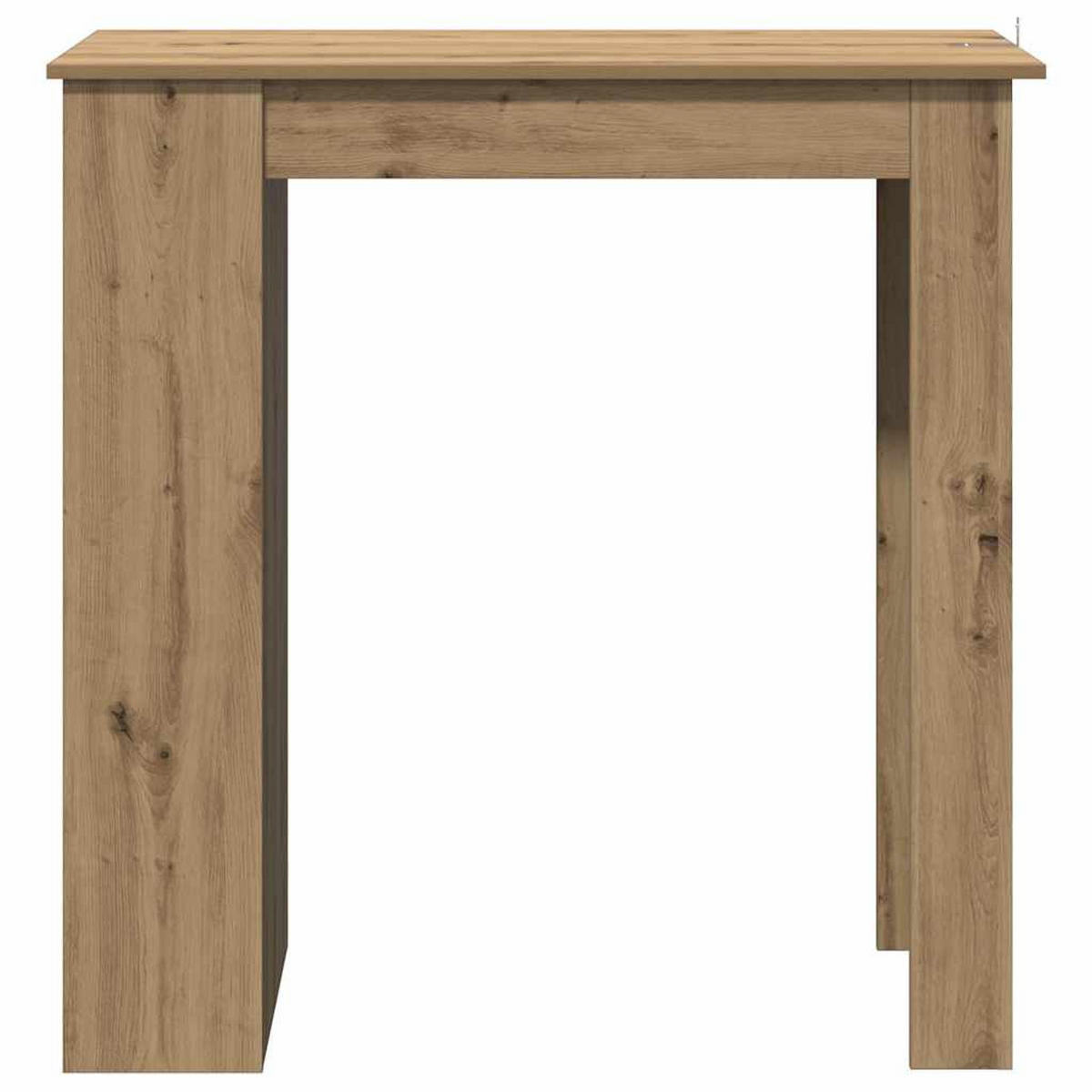 BARTISCH Mit Regal Artisan-Eiche 102/50/103,5 Cm Holzwerkstoff - Hellbraun, Holzwerkstoff (102/50/103.5cm) - vidaXL